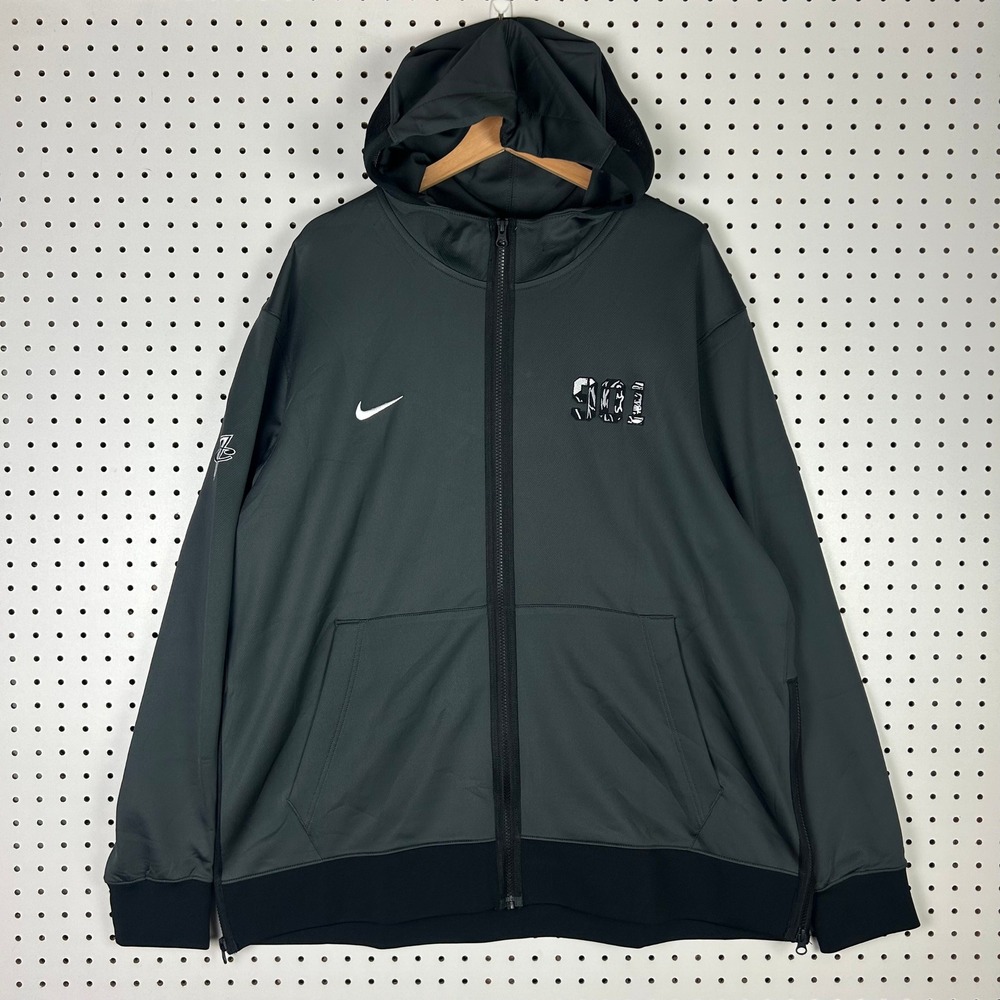 Nike 1‎ Cent Memphis Tigers Jacket XXL Gray Black Zip On Court Warmup 901 Penny